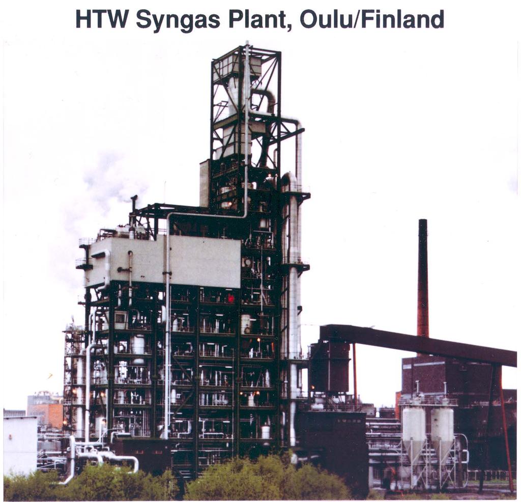 HTW Syngas Plant Kemira Oy Oulu / Finnland 30 t/h Peat