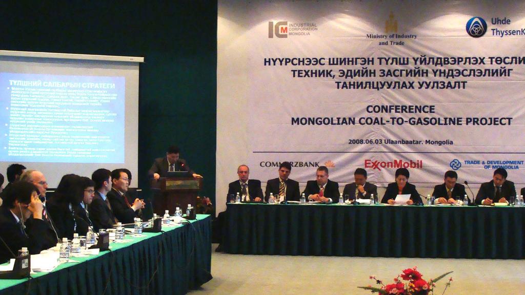 ICM s 18,000 bbl/d CTL Plant in Mongolia Presentation of Feasibility