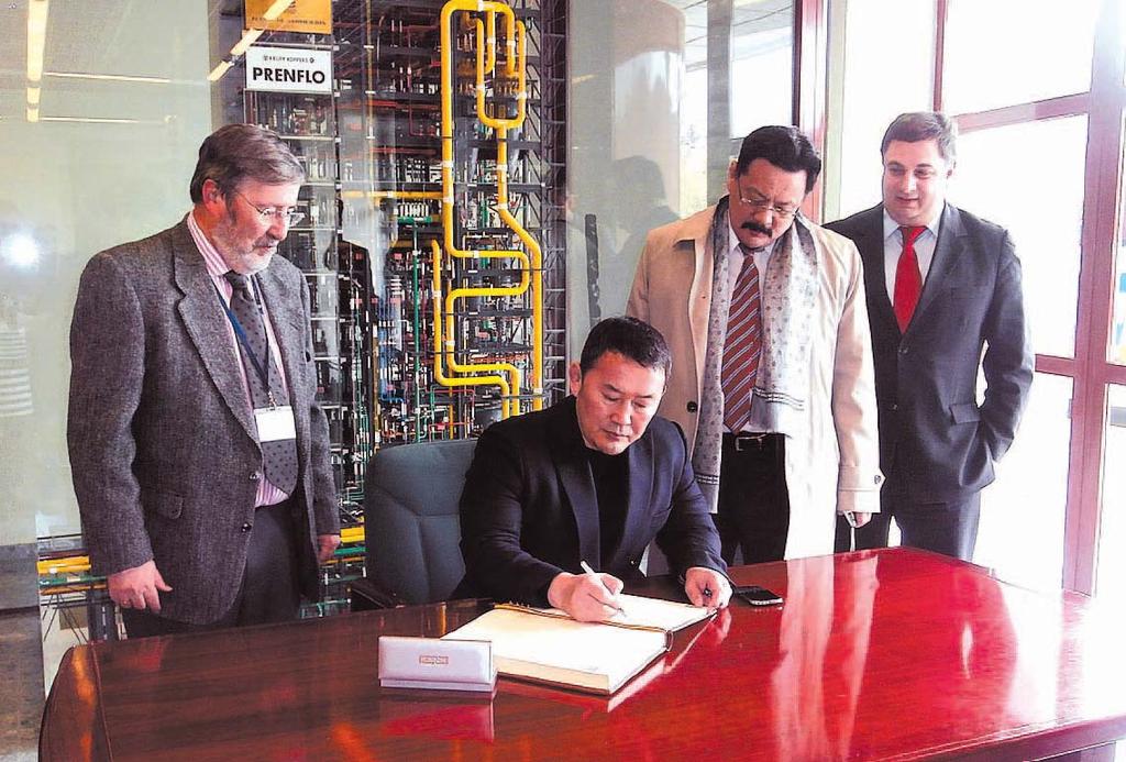 ICM s 18,000 bbl/d CTL Plant in Mongolia Minister Battulga at ThyssenKrupp s