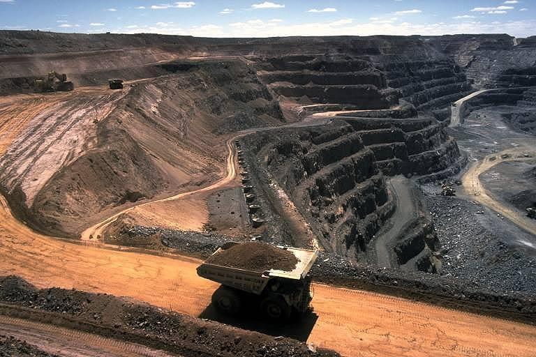Mining uses prospecting methods to locate minerals,