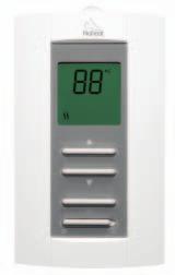 controls & accessories tempo thermostat The Tempo offers a digital non-programmable alternative to control the Nuheat electric floor heating system.