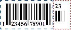 Add-On Code A UPC-A barcode can be augmented with a two-digit or five-digit add-on code to form a new one.