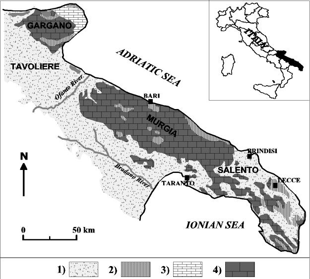 The piezometric stress in the coastal aquifers of a karstic region (Apulia, Italy) 139 Fig.