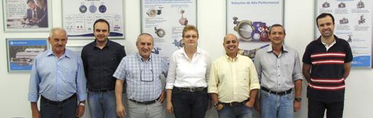 VISITORS Check out our distinguished visitors in recent months January 2015 From left to right: Edson Proença and Robson