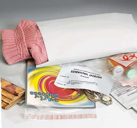 Fine-textured surface accepts custom printing, gummed labels and hand written addresses. High-slip air cellular lining facilitates insertion. Convenient self-seal closure saves labor.