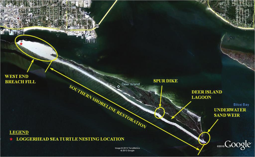 ERDC TN-EWN-15-2 PROJECT SUMMARY: Through application of EWN principles and practices, the Deer Island AERP provides multiple services and contributes to the attainment of coastal community
