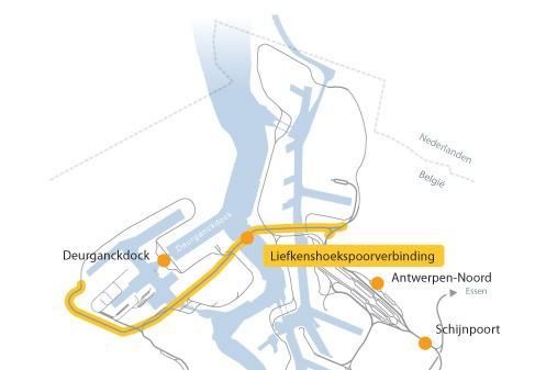 Rail infrastructure Investments Left Bank Liefkenshoek railway