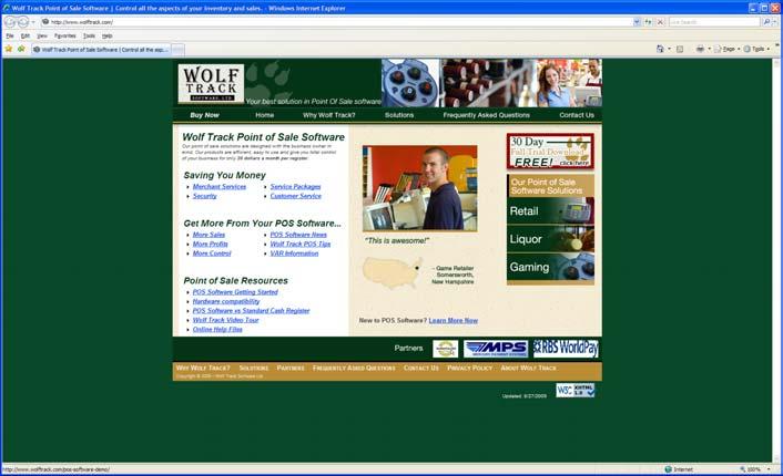Installation From http://www.wolftrack.com/ select the 30-Day Free Trial option in the upper right hand corner. Please fill in all your information on the Registration page.