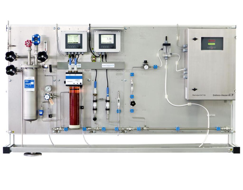 SWAS Panel Steam and Water Analysis System Modular system, can easily add/change measurement panels Sample preparation panel for high temps and pressures All components are front mounted for easy