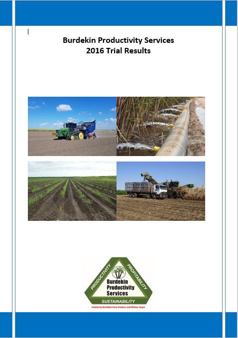 Trials and activities in 2016 12 x variety strip trials 2 x Q253 N rate trials 6 x harvesting speed trials 4 x N rate x timing x product 2 x sub catchment