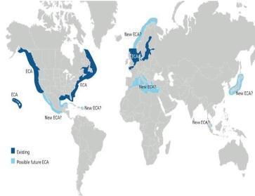 LNG as a Marine Fuel» Marpol Annex VI - Emissions Legislation ECA s commence in 2015 Global sulphur cap in 2020 /