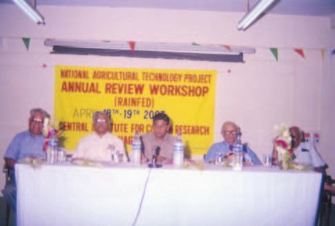 ANNUAL REPORT Annual workshop 2002-03 held at CICR, Nagpur on April 18-19, 2003 for review of PSR projects recommendations were made on improvement of the technical programme and linkages between PSR