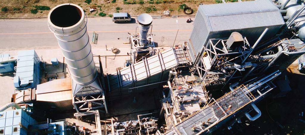 GAS POWER SYSTEMS CATALOG I POWER PLANTS 6B POWER PLANTS (50/60 Hz) Rugged reliability is the best way to describe plants utilizing GE s 6B.03 gas turbine.