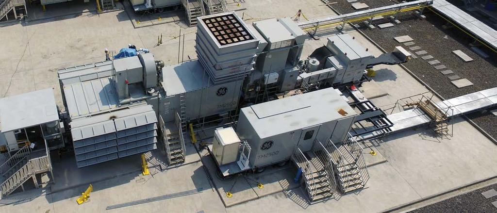 GAS POWER SYSTEMS CATALOG I POWER PLANTS TM2500 POWER PLANTS (50/60 Hz) The TM2500 is ideal for providing a baseload bridge to permanent power installations or for generating backup power in the wake