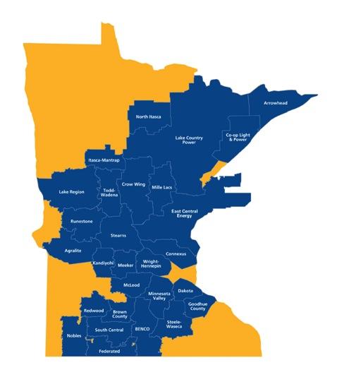 Great River Energy Not for profit generation & transmission cooperative providing wholesale electricity to 28 distribution cooperatives in Minnesota and into
