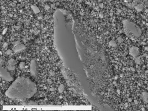 Microstructural Evolution of -Mo-Ni-C Powder by Mechanical Alloying 119 10 µm 5 µm 2 µm Fig. 3 SEM photograph of the powders for 100 h milling time, 200 h milling time and 700 h milling time.