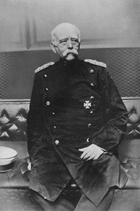 Bismarck s success was due in part to his strong will.