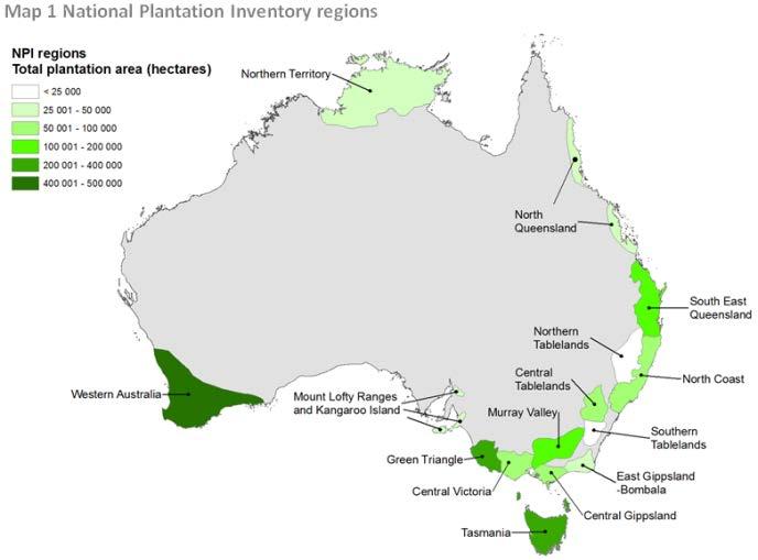 Softwood availability in Australia Australia s total land mass is 7,682,300km2* Of which 16.