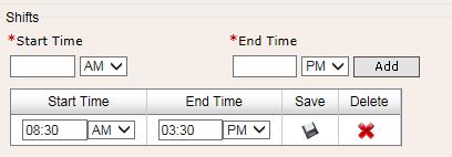You can change this time, or leave this time and change it when you enter the more specific Work Schedule hours in the next section.