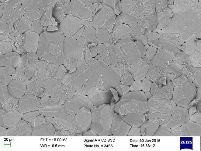High density MgO with large grains: High density MgO manufacture Translucent ~ 50um grains