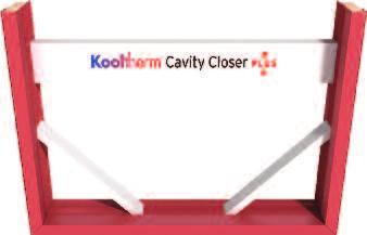 5 31.5 48 50 6 75 48 6 100 48 6 Kingspan Kooltherm Cavity Closer 110 For cavities 110 124 mm wide Kingspan Kooltherm Cavity Closer 125 For cavities 125 149 mm wide