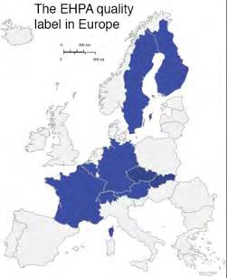 EHPA quality label: status-quo National label with a common set of requirements throughout Europe Available: AT, BE, CH, CZ, DE, FI, FR, SE, SK Planned: the rest of Europe Coordination via EHPA