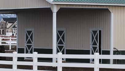 Cupolas, finials and other architectural components can be customized as necessary.