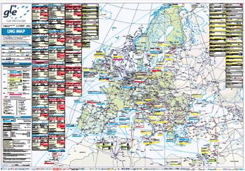 GLE transparency initiatives II Annual update of the GLE LNG Map: Shows the existing European LNG terminals and