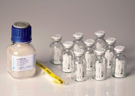 Incubate at 25 ºC to 35 ºC. Examine for turbidity at end of 14 days. 3 Transfer the appropriate amounts of Tryptic Soy Broth to empty sterile vials using a sterile 30ml syringe with and without a 0.