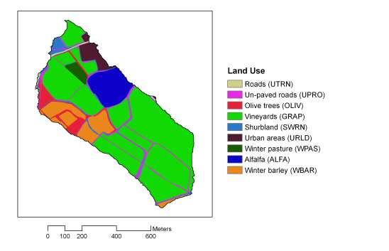 Land Use: Land Use % vineyards 62.