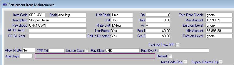Pay type based on hours For an hours-based pay type, make these entries: Unit Basis Unit Rate Unit Set to Time. Set to Hours. Set to $/Hour.