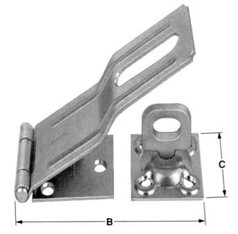 metal contact Designed with ample in/out lateral adjustment for perfect door alignment Door can be removed without taking off hinge brackets Packaging: V Pac, 4 per box Materials: Cold rolled steel