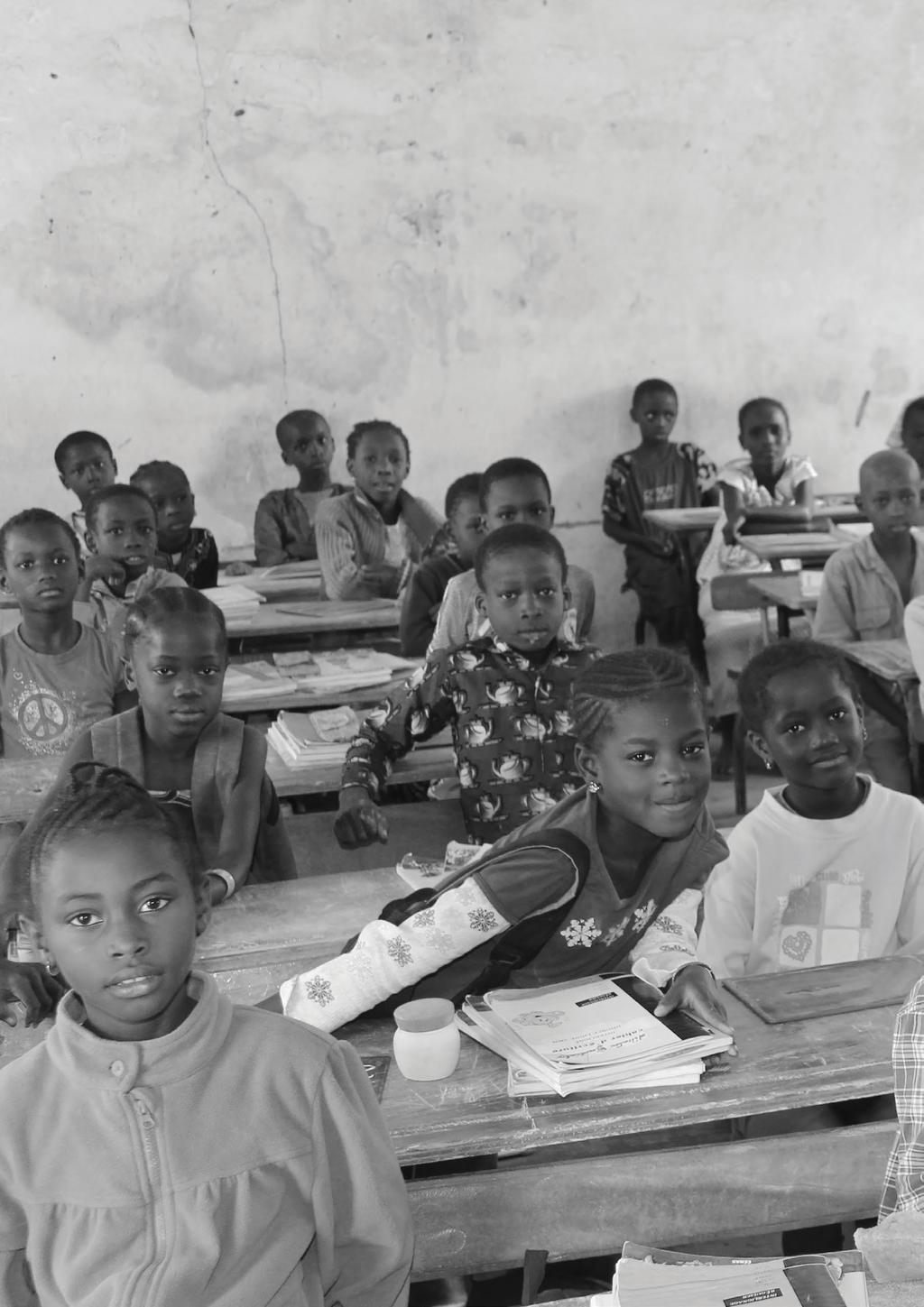 MCA Senegal has built a brand new elementary school with six separate classrooms, an administrative block, a dining hall, separate toilets for girls and boys, toilets for staff, and a two meter high