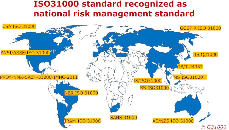 About ISO 31000 Internationally-recognised reference International consensus single global reference for stakeholders wide application umbrella for more