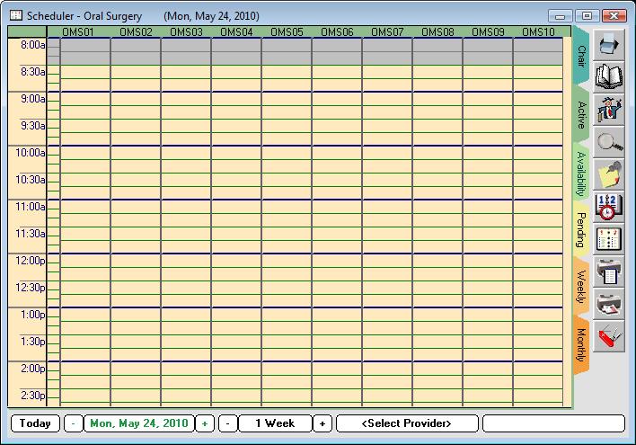 Introduction The axium Scheduler book mode is a scheduler view setting used for making and changing appointments.