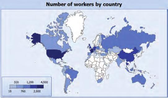 27 *This map includes only manufacturing employees. The majority of work within our operations is performed by Amcor co-workers onsite.