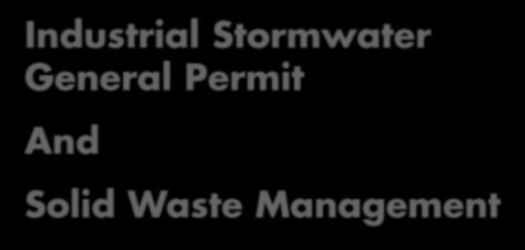 Industrial Stormwater General