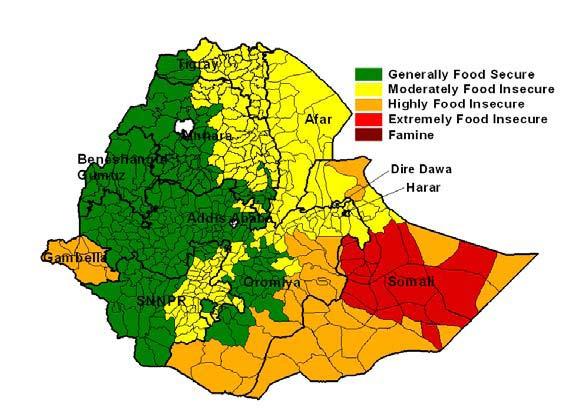 Estimated current food security