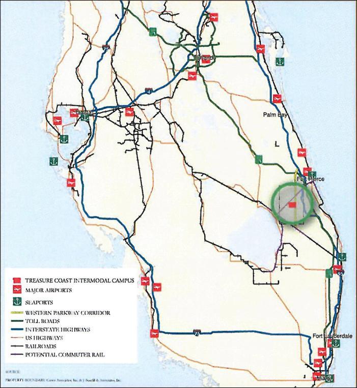 Florida Inland Port Existing regional