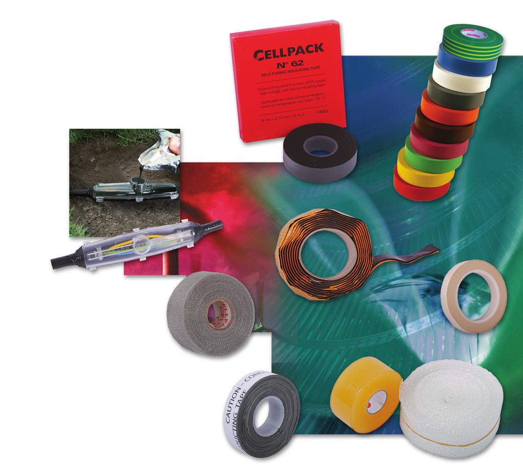 Electrical Insulating Tapes Energy, Mining, Industrial and Contractors applications LV and MV electrical