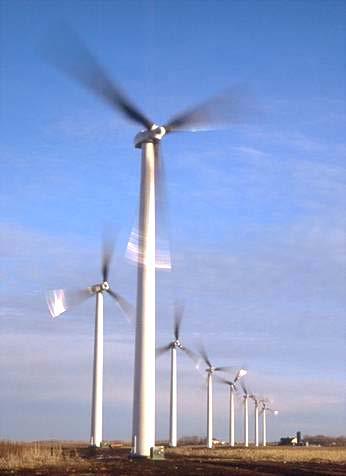 Installed Wind Farms Installed capacity : 750 MW Generated Energy