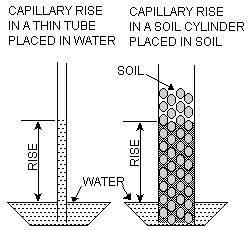 Matrix Potential Capillary forces Water has high surface tension Leads to zone above the water table that where pores are