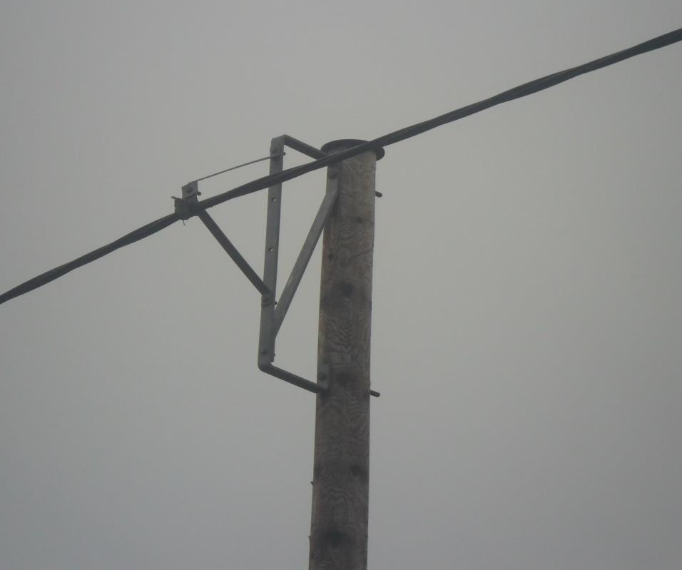 Overhead Lines a) This illustrates a typical example of a low voltage