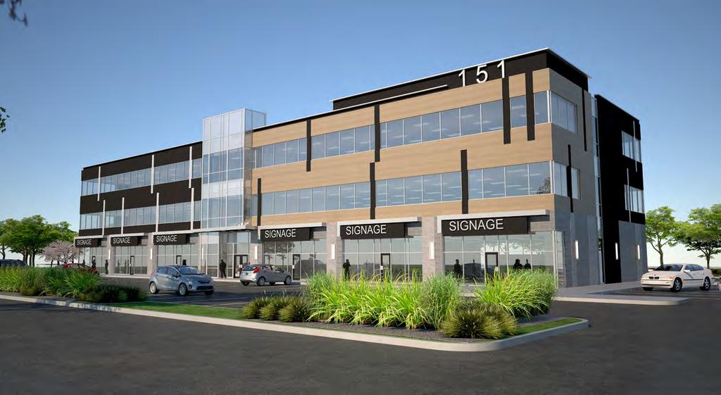Construction Starts in Spring 013 represents an exciting direction of contemporary suburban office/retail design.