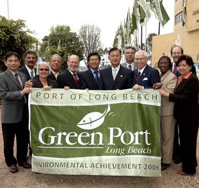 ecoming a Green Port POLB Green Port Policy adopted January 2005 GPP objectives: Lead industry in environmental stewardship Protect community from harmful