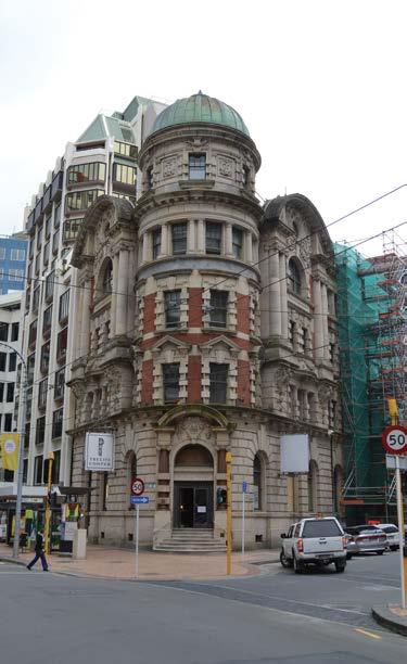 1. INTRODUCTION Figure 11: The former Public Trust at 131 135 Lambton Quay, Wellington (left) is an early example of a steel framed building clad in brick and stone.