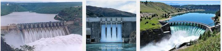 3- Hydropower The hydraulic power is one of the oldest energy sources of the mankind, namely for irrigation and industry.