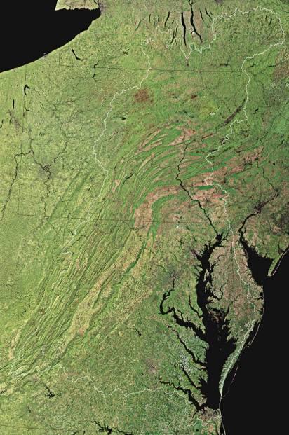 Chesapeake Bay System: Watershed area = 116,000 km 2 Water surface area = 11,500 km 2 Land-Use in