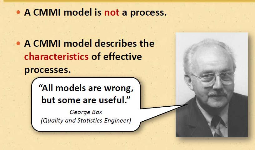 19 Intro Software Engineering Institute (SEI) at Carnegie Mellon University developed the first integrated CMMI models in 2000, together