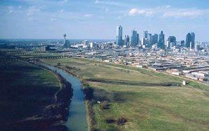 Chicago Metropolitan Area Trinity River in Dallas.